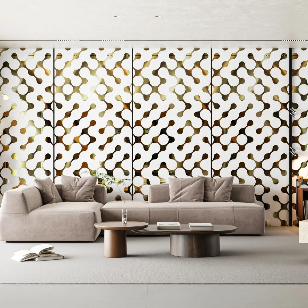 High Quality Custom WPC Bamboo Charcoal Wood Veneer Panel Eco Friendly Wood Veneer Panel for Interior Wall Background Decoration