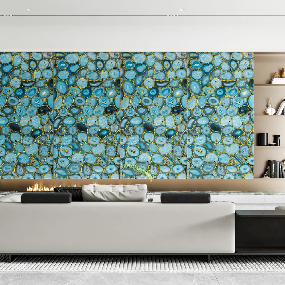 Bamboo Charcoal Wood Veneer Modern Fireproof Wall Panels for Bedroom and Hospital Home Decor