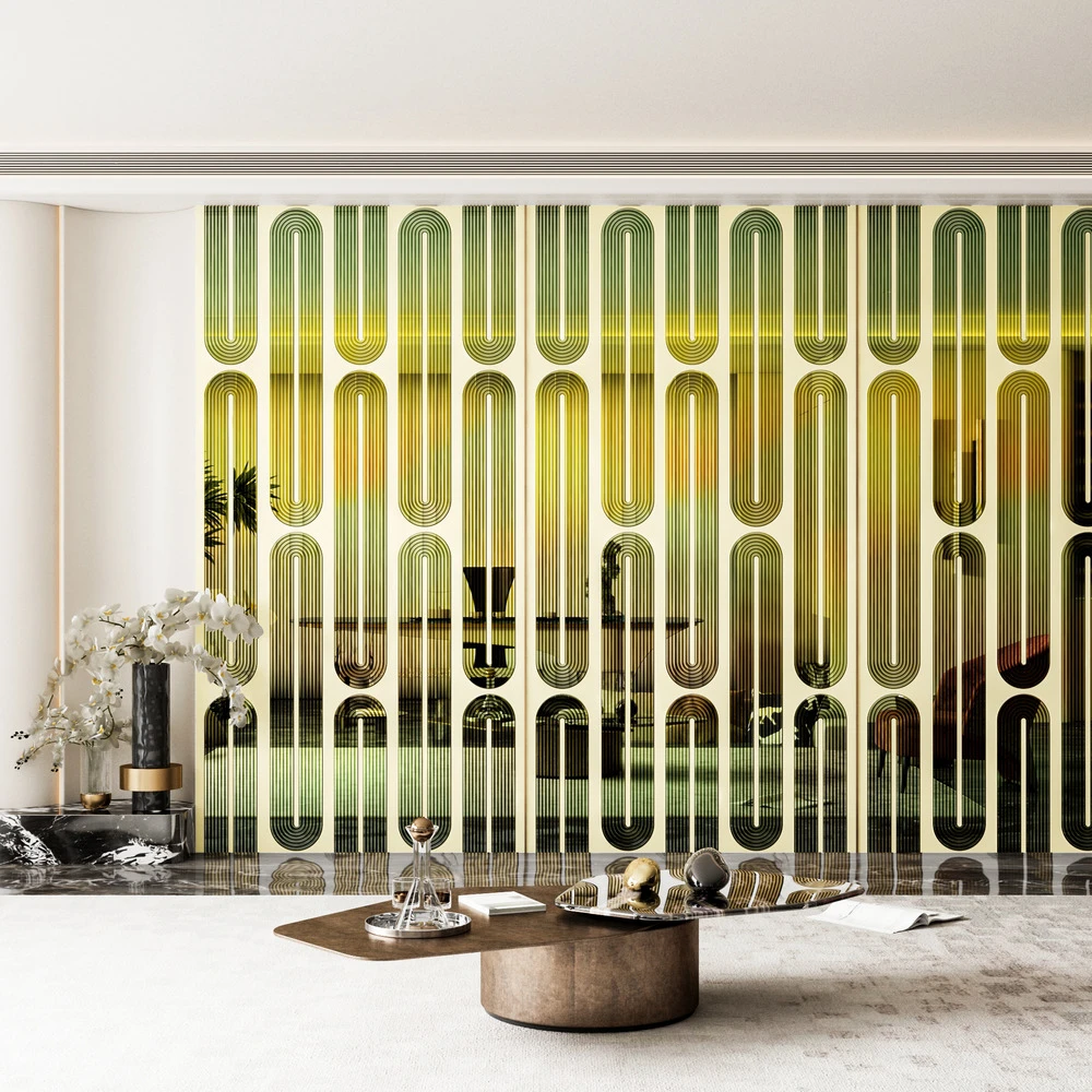 Wholesale Bamboo Charcoal Wall Panel Interior Decorative Carbon Crystal Panel Wood Grain Wood Veneer Bamboo Panel for Hotel
