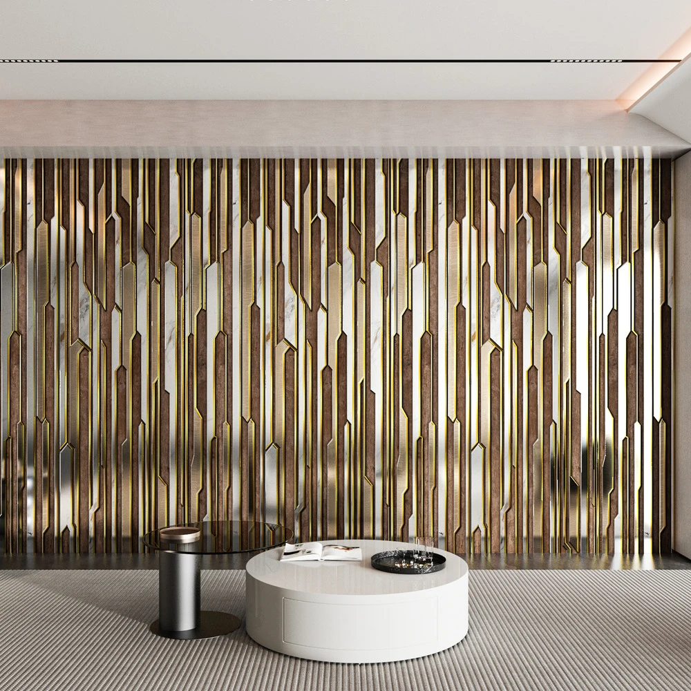 Bamboo Charcoal Wall Panels Fabric Bedroom Easy and Fast Installation Pest Resistant Wpc Wall Panel Indoor for Room Design