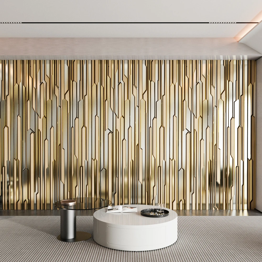 Bamboo Charcoal Wall Panels Fabric Bedroom Easy and Fast Installation Pest Resistant Wpc Wall Panel Indoor for Room Design