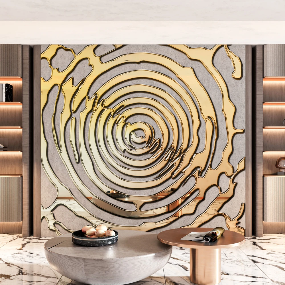 PET Decoration 5mm Bamboo Charcoal Stone Effect PVC Bamboo Charcoal WPC Wall Panel for Villa Interior Decoration