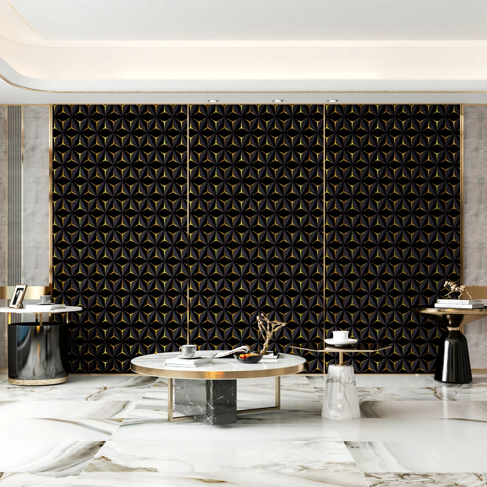 Wholesale Indoor Bamboo Wood Background Wall Panels Bamboo Charcoal Wood Veneer Wall Panel