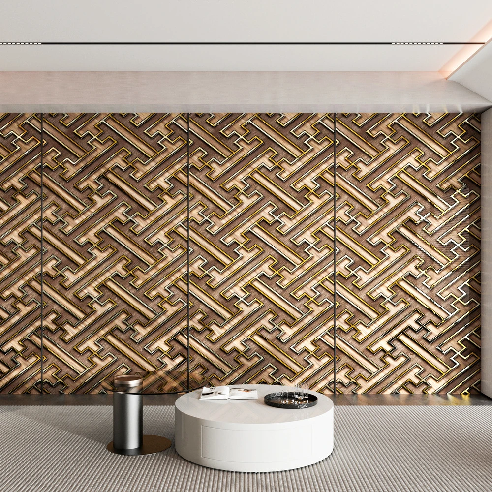 Glossy Bamboo Charcoal Board Veneer Fiber Wall Panel Charcoal Board Bamboo Charcoal Solid Board