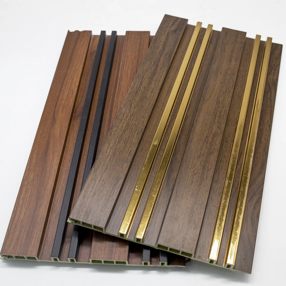 Waterproof Impact-resistant WPC Decorative Interior Home Composite Waterproof Wood Veneer Indoor WPC Wall Panel Sheets Boards