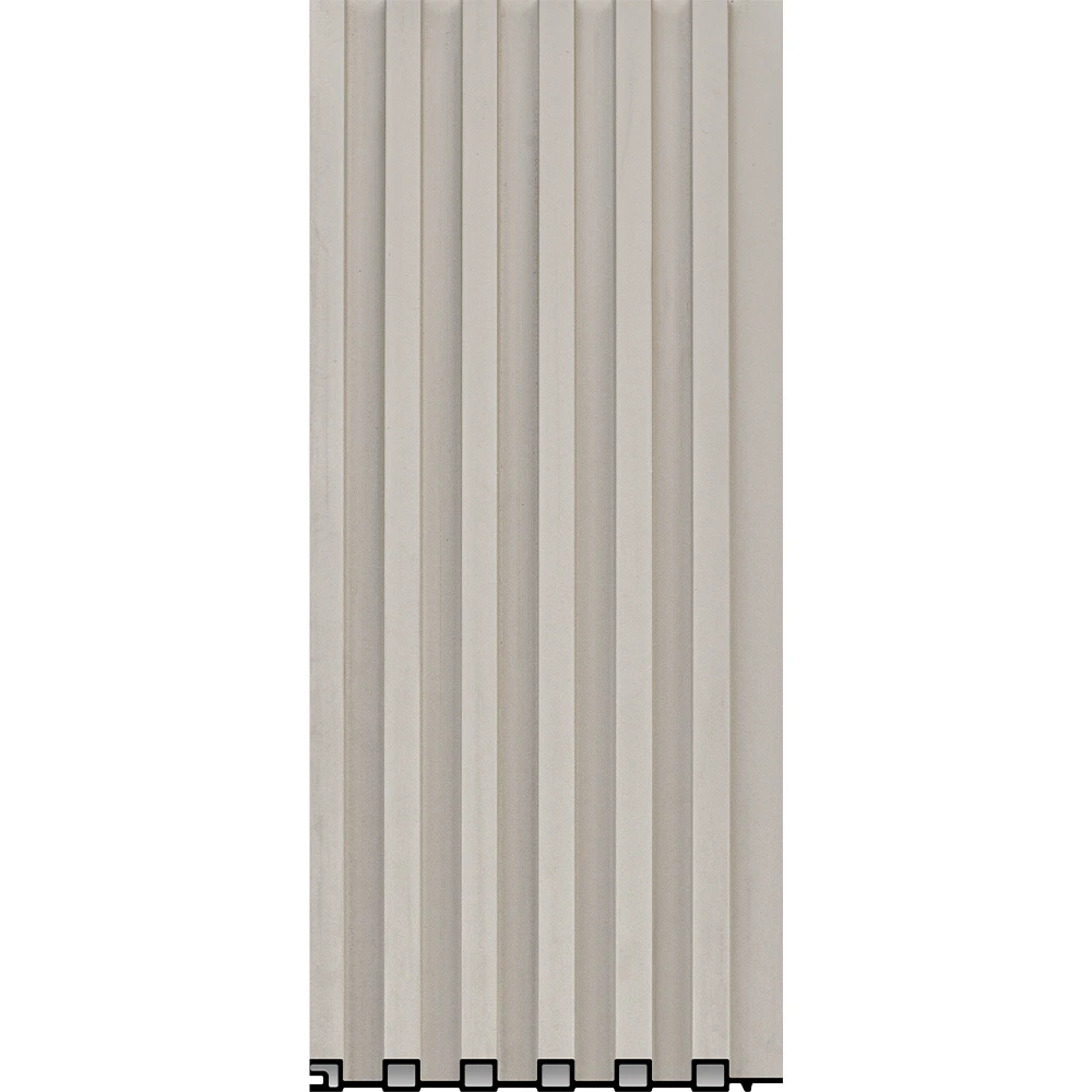 High Quality WPC Fluted Wall Panel for Luxury House Decoration Easy Install Interior Wall Cladding Modern Waterproof Anti-Static