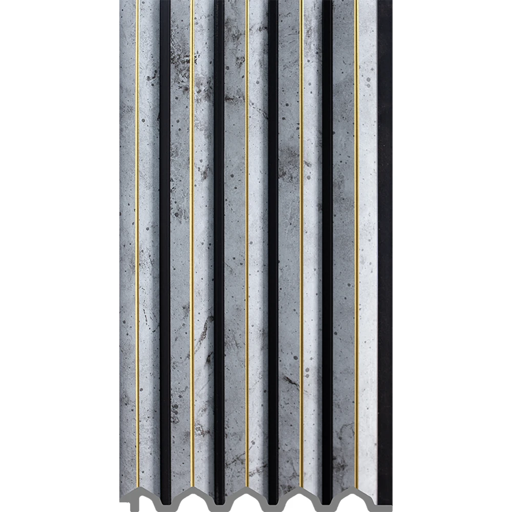 Customized Lightweight PS Wall Panel with Waterproof Feature Curved Interior Design for Household Decoration