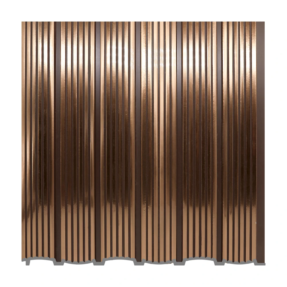 Interior Decoration 3D Batten Wall Panel Board Groove Decor Wooden PS Wall Panel