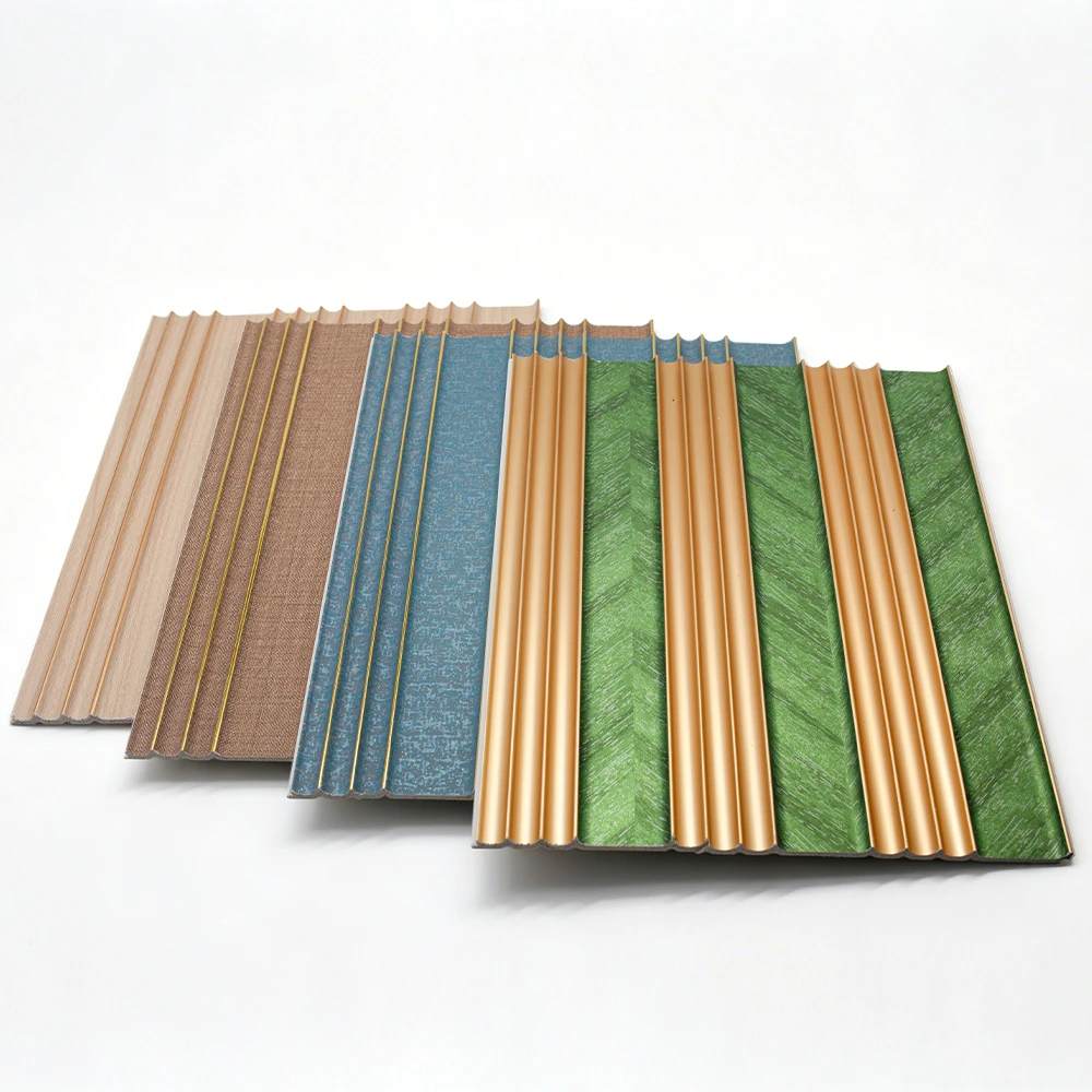 Luxury Modern Eco-friendly Indoor Decorative PS Wall Panel Customized Multiple Colors Easy Install for Bedroom & Bathroom