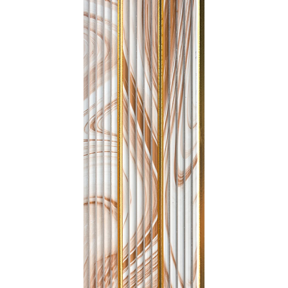 Luxury PS Wall Panel High Density Polystyrene Waterproof Decorative Slat Board 3D Charcoal Wall Cladding Bathroom Staircase
