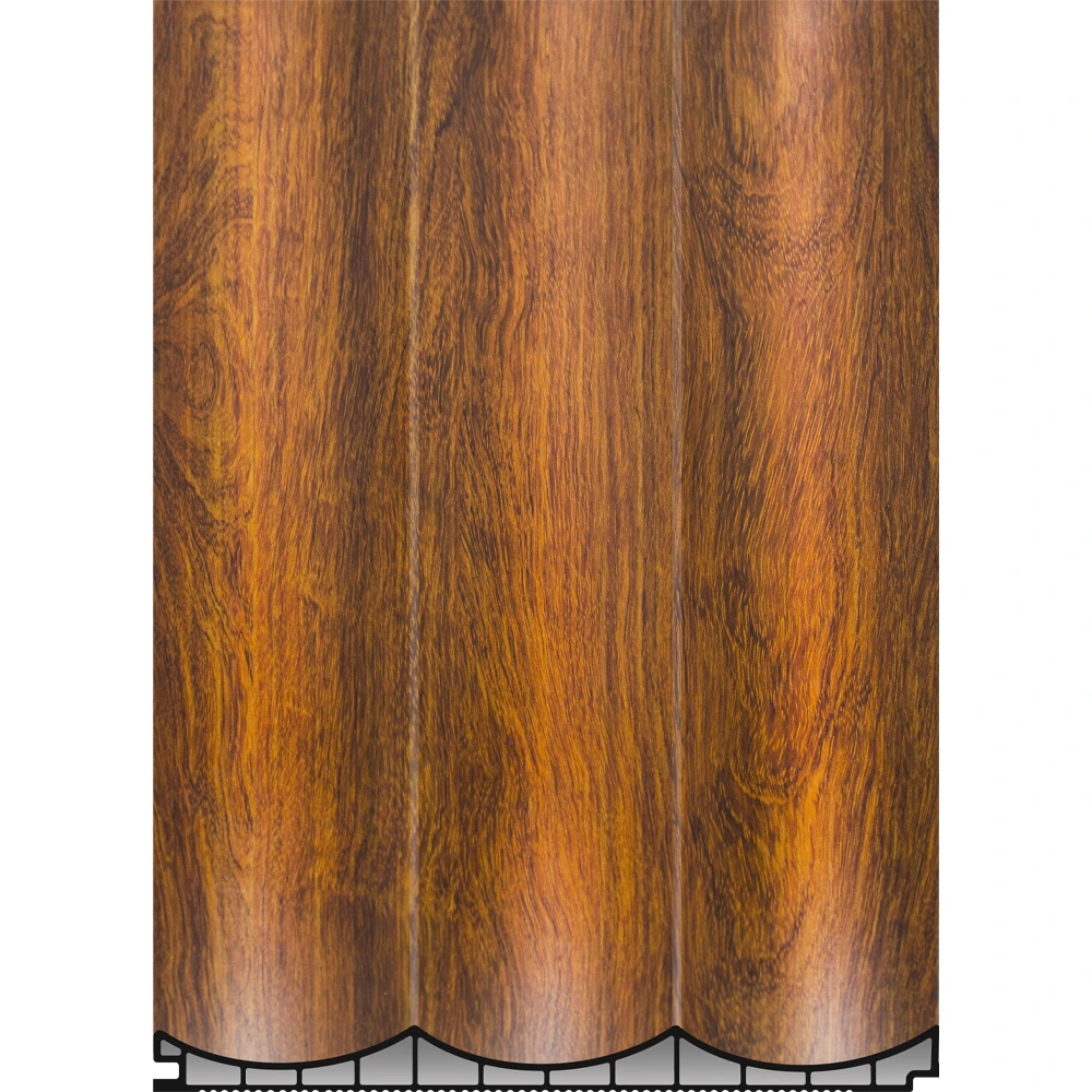 Waterproof PVC Indoor WPC Wall Panel with Wood Decor for Hotel Decorative Applications