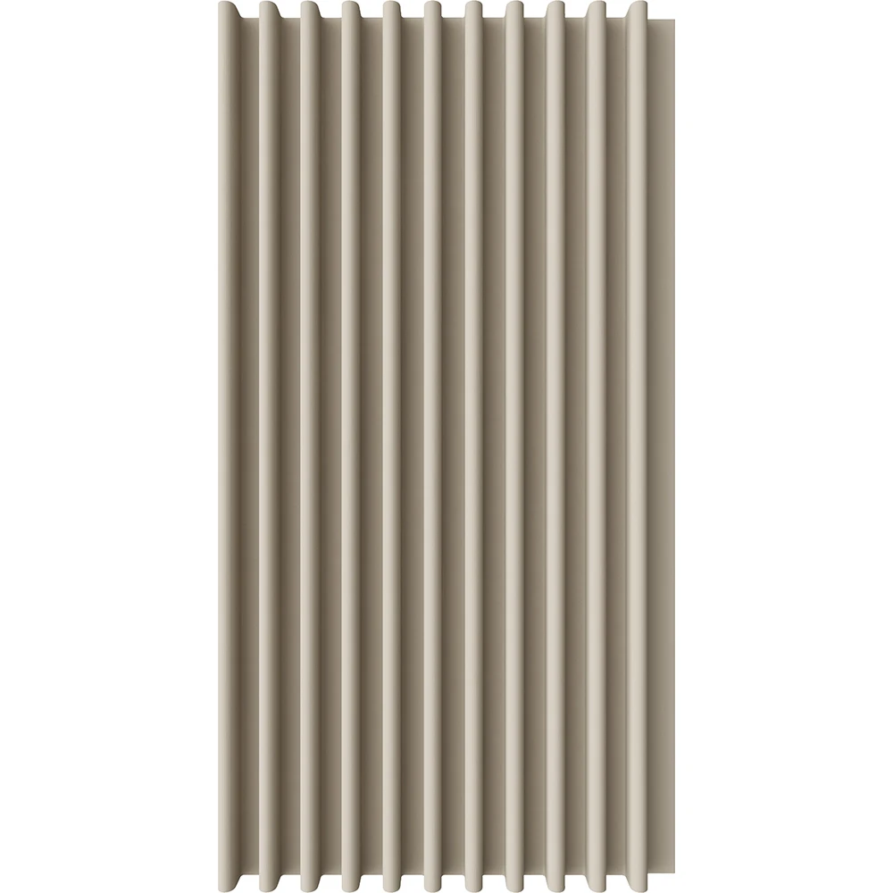 Waterproof Moisture-Proof Bamboo WPC Fluted Wall Panel for Indoor TV Wall Decoration