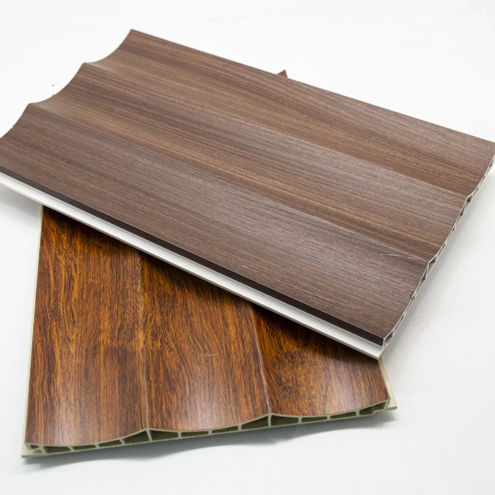 Waterproof PVC Indoor WPC Wall Panel with Wood Decor for Hotel Decorative Applications