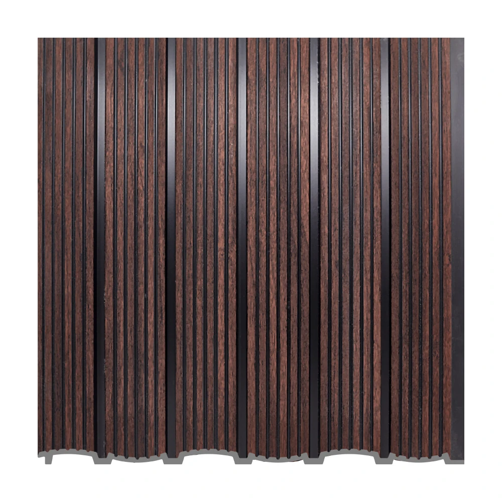 Interior Decoration 3D Batten Wall Panel Board Groove Decor Wooden PS Wall Panel