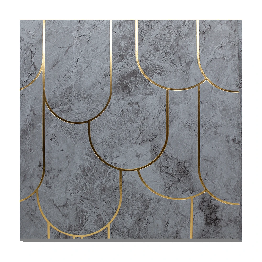 Modern Design Decorative PS WPC 3D Wall Panel Polystyrene Wallboard Anti-Static Moisture-Proof Geometry Pattern Household
