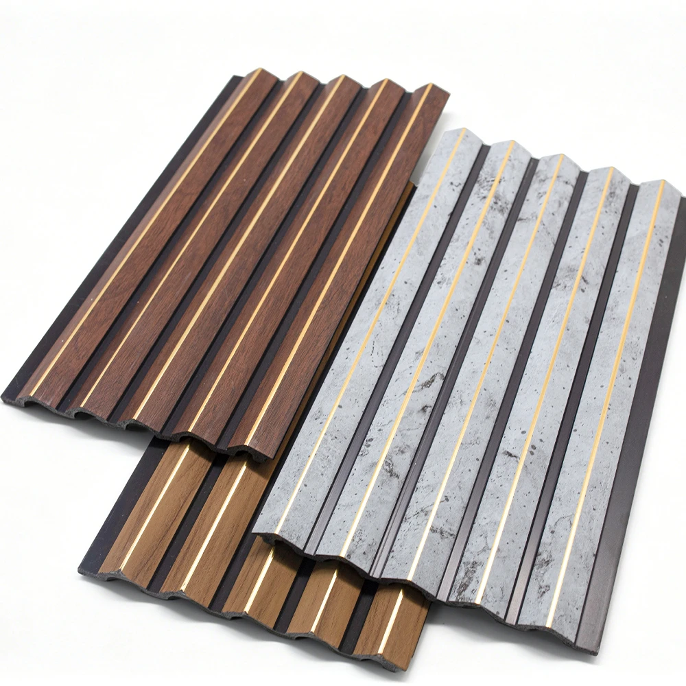 Decorative Modern PS Wall Panel Polymer Foam Wood Alternative Plastic Design Durable Lightweight for Interior Walls