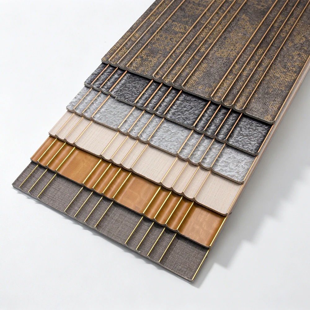 Luxury Modern Eco-friendly Indoor Decorative PS Wall Panel Customized Multiple Colors Easy Install for Bedroom & Bathroom