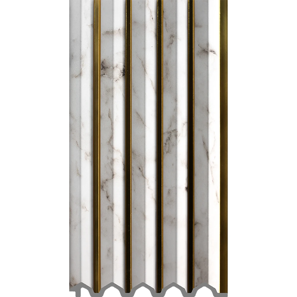 Customized Lightweight PS Wall Panel with Waterproof Feature Curved Interior Design for Household Decoration