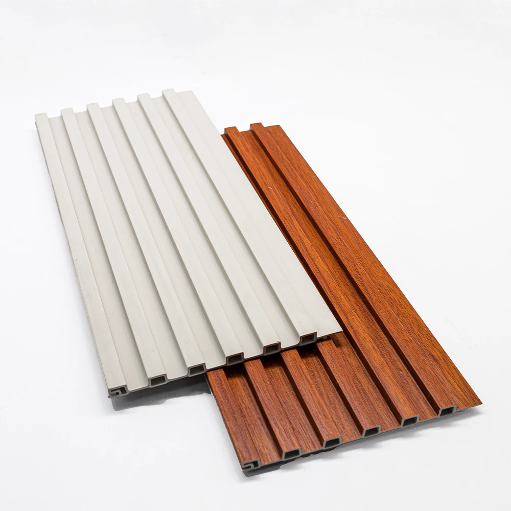 High Quality WPC Fluted Wall Panel for Luxury House Decoration Easy Install Interior Wall Cladding Modern Waterproof Anti-Static