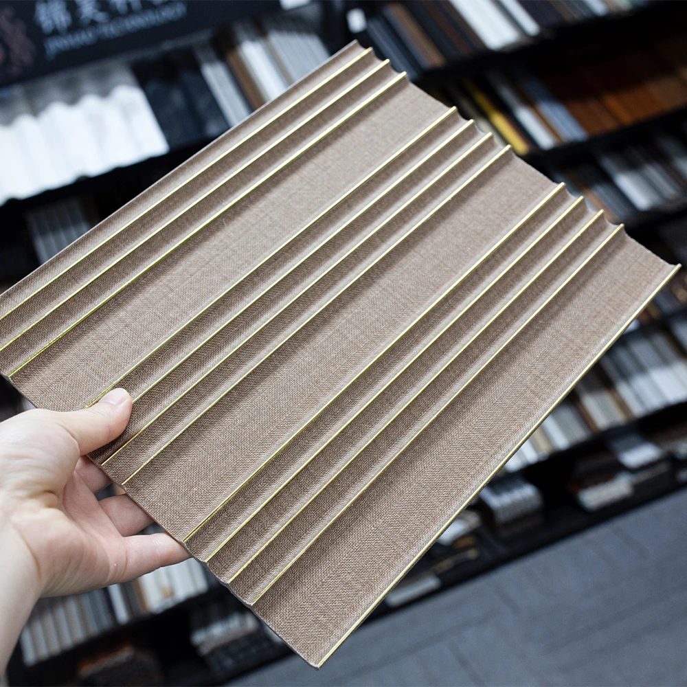 Luxury Modern Eco-friendly Indoor Decorative PS Wall Panel Customized Multiple Colors Easy Install for Bedroom & Bathroom