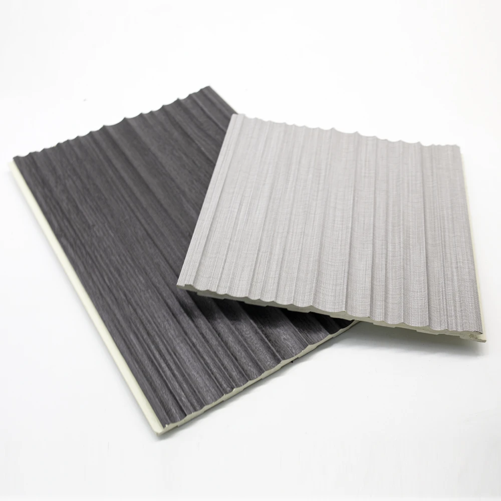 Customizable Modern WPC Wall Panel Graphic Design Sound-Absorbing Waterproof Features Custom Sizes for Interior Wall Decoration