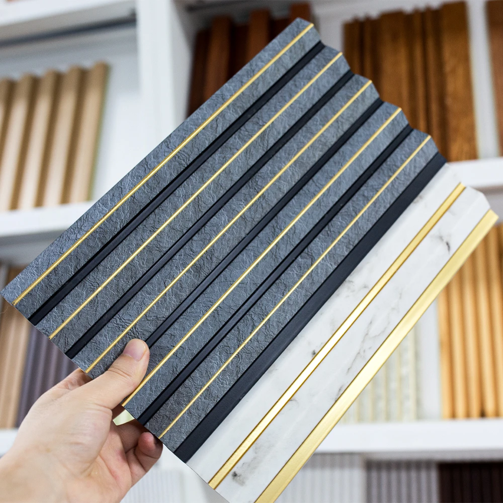 Decorative Modern PS Wall Panel Polymer Foam Wood Alternative Plastic Design Durable Lightweight for Interior Walls