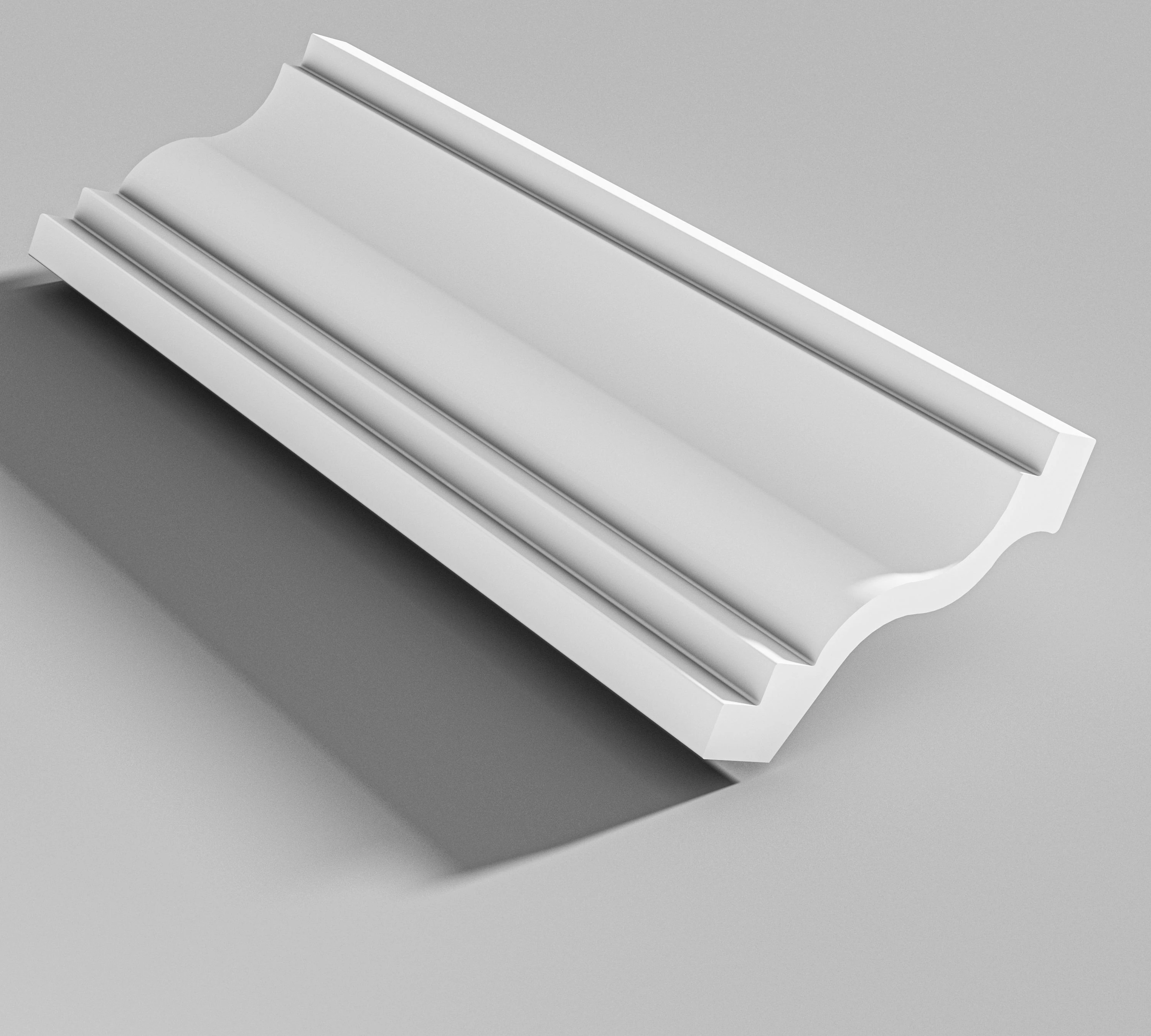 Modern Floor Baseboard PS Wall Skirt Waterproof Light Weight and Easy to Install