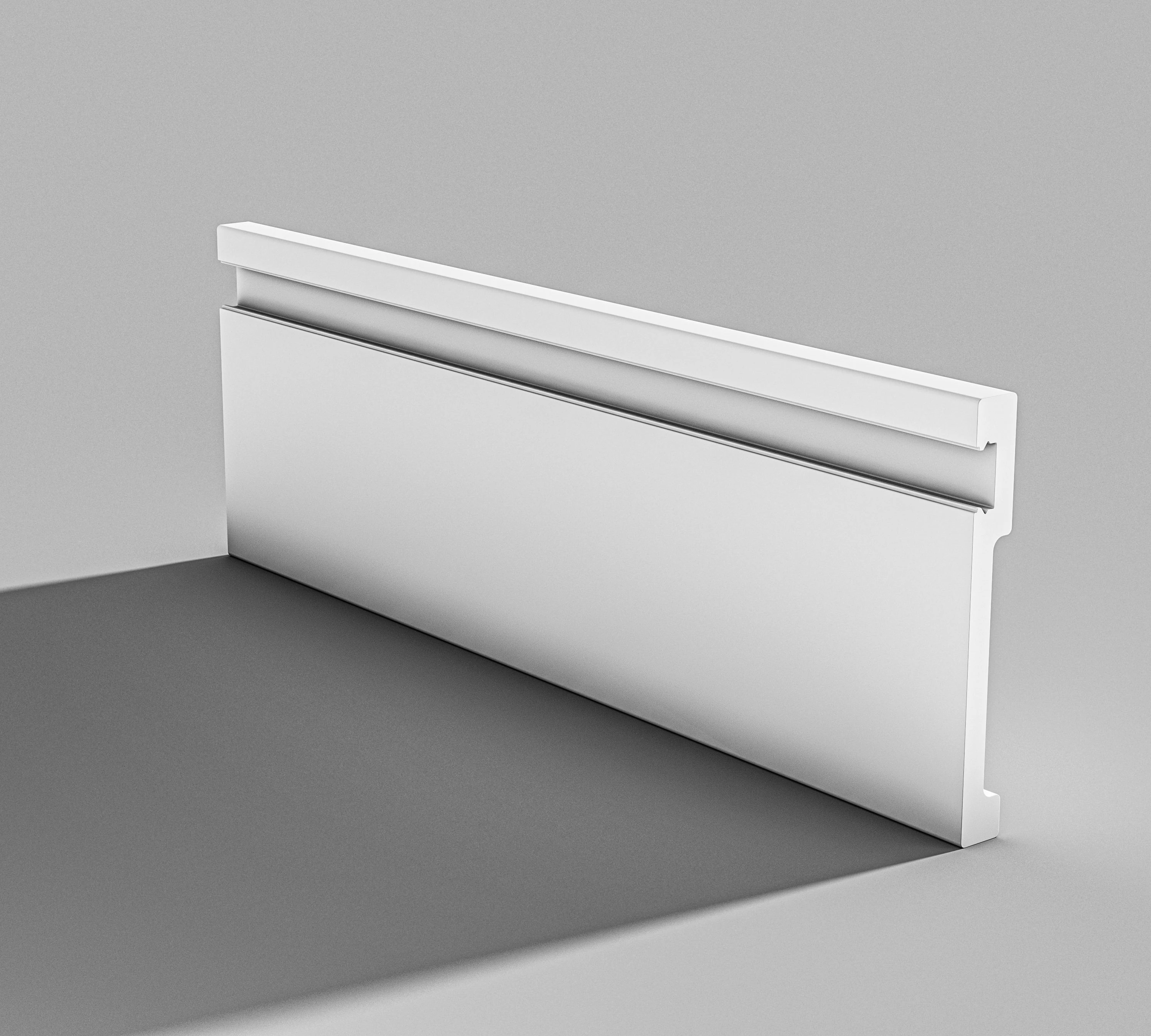 White Color Anti-Aging PS Skirt for Indoor Plastic Skirting with Side Panel