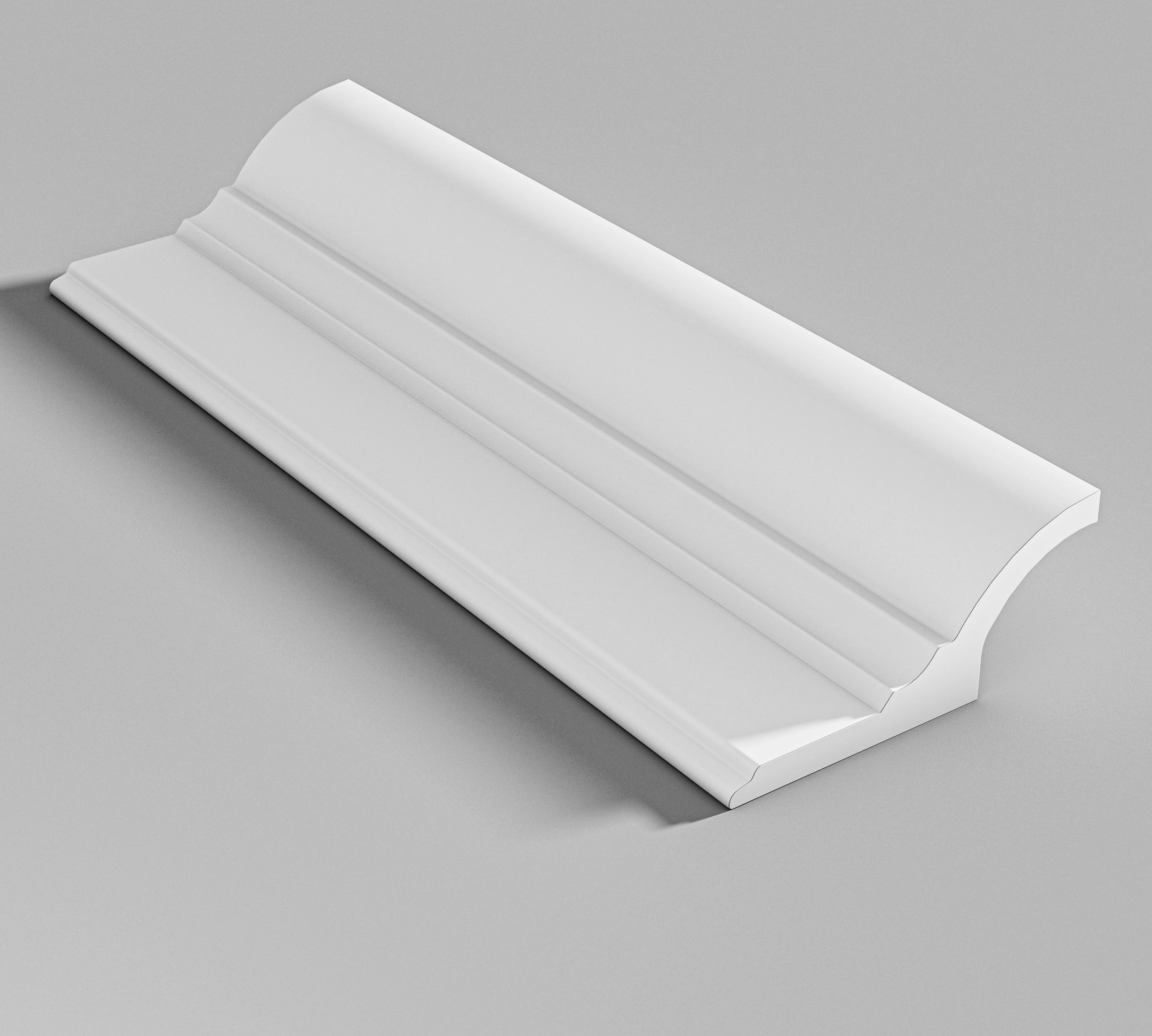 Modern Floor Baseboard PS Wall Skirt Waterproof Light Weight and Easy to Install