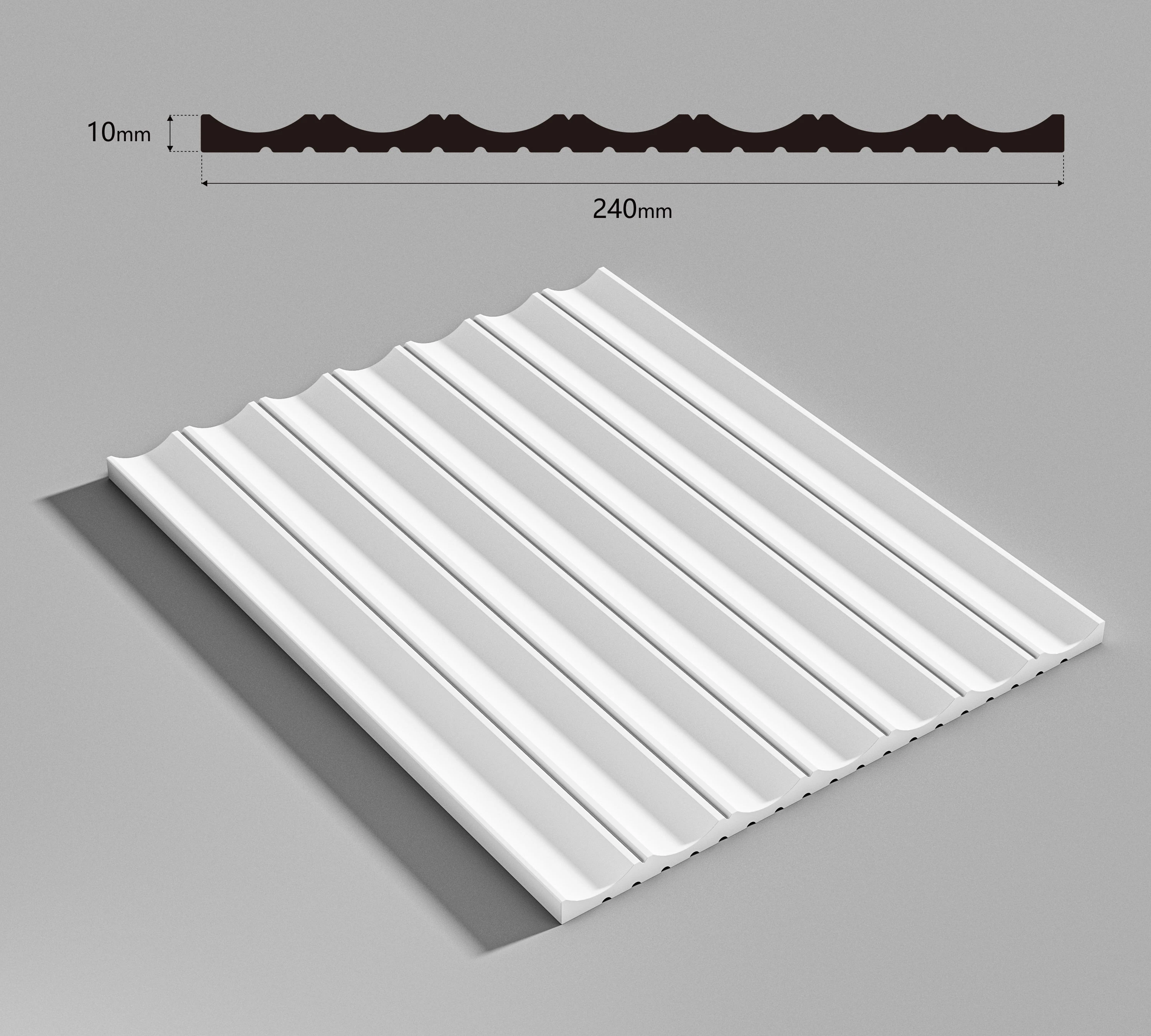 Modern Floor Baseboard PS Wall Skirt Waterproof Light Weight and Easy to Install