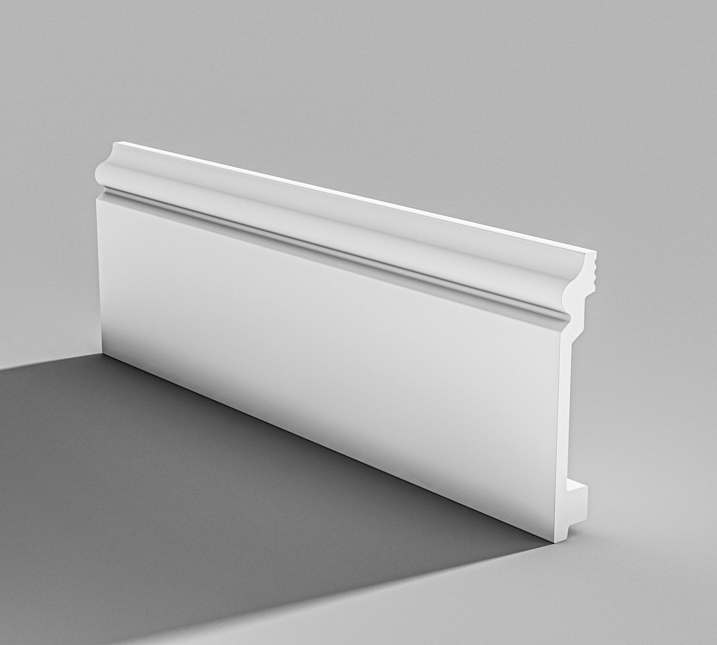 White Color Anti-Aging PS Skirt for Indoor Plastic Skirting with Side Panel