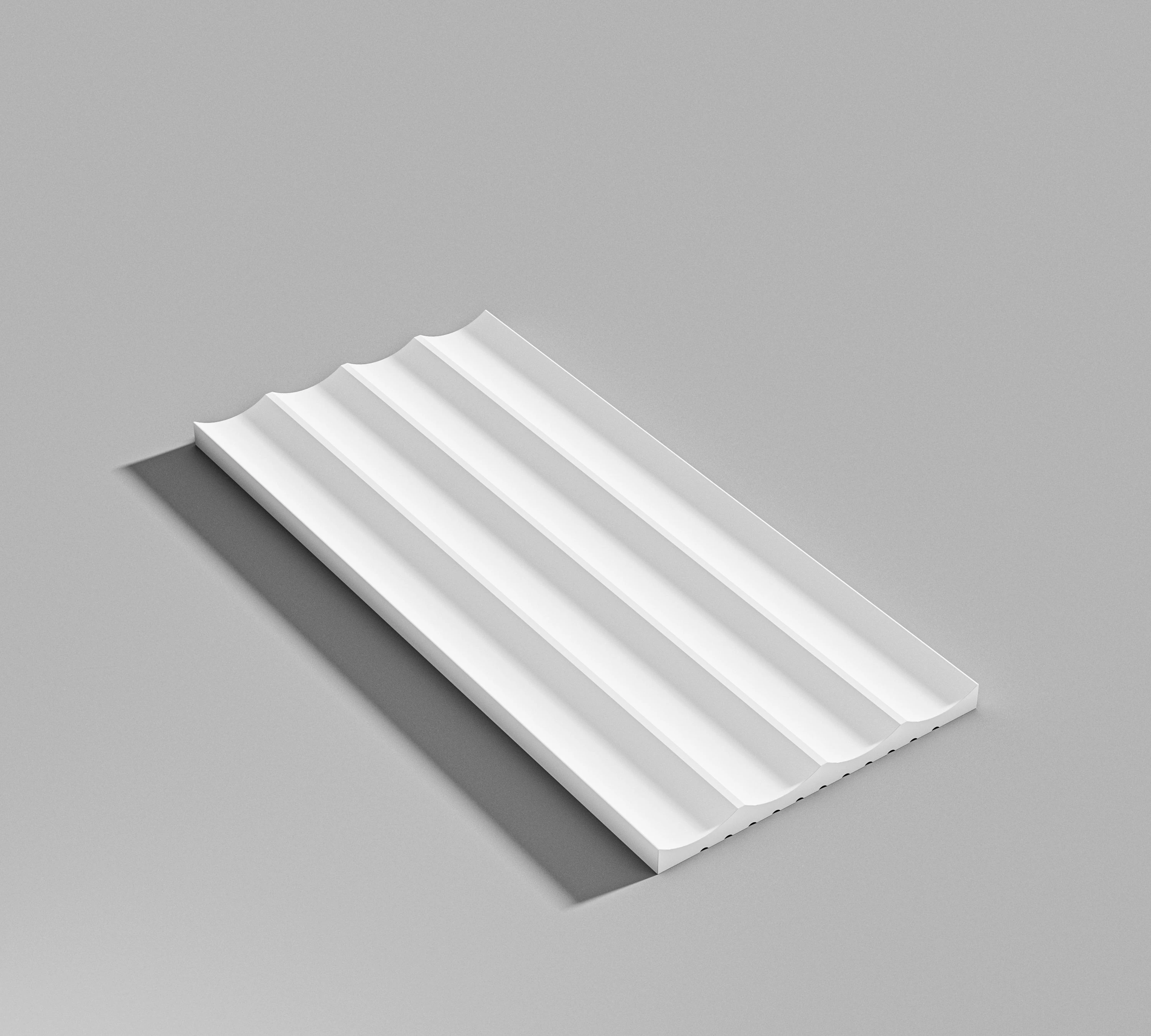 Modern Floor Baseboard PS Wall Skirt Waterproof Light Weight and Easy to Install