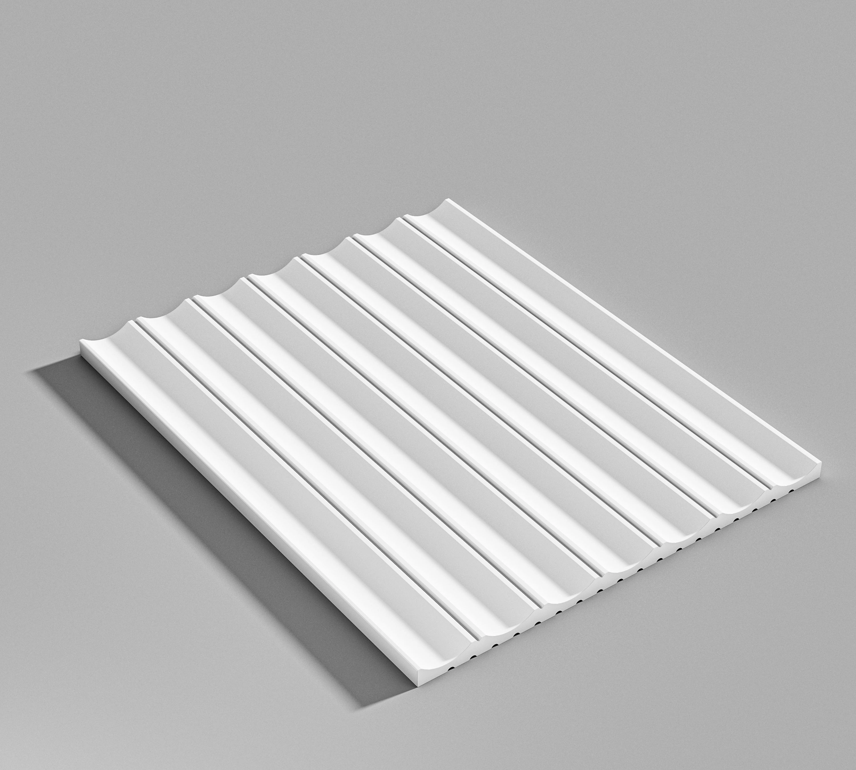 Modern Floor Baseboard PS Wall Skirt Waterproof Light Weight and Easy to Install